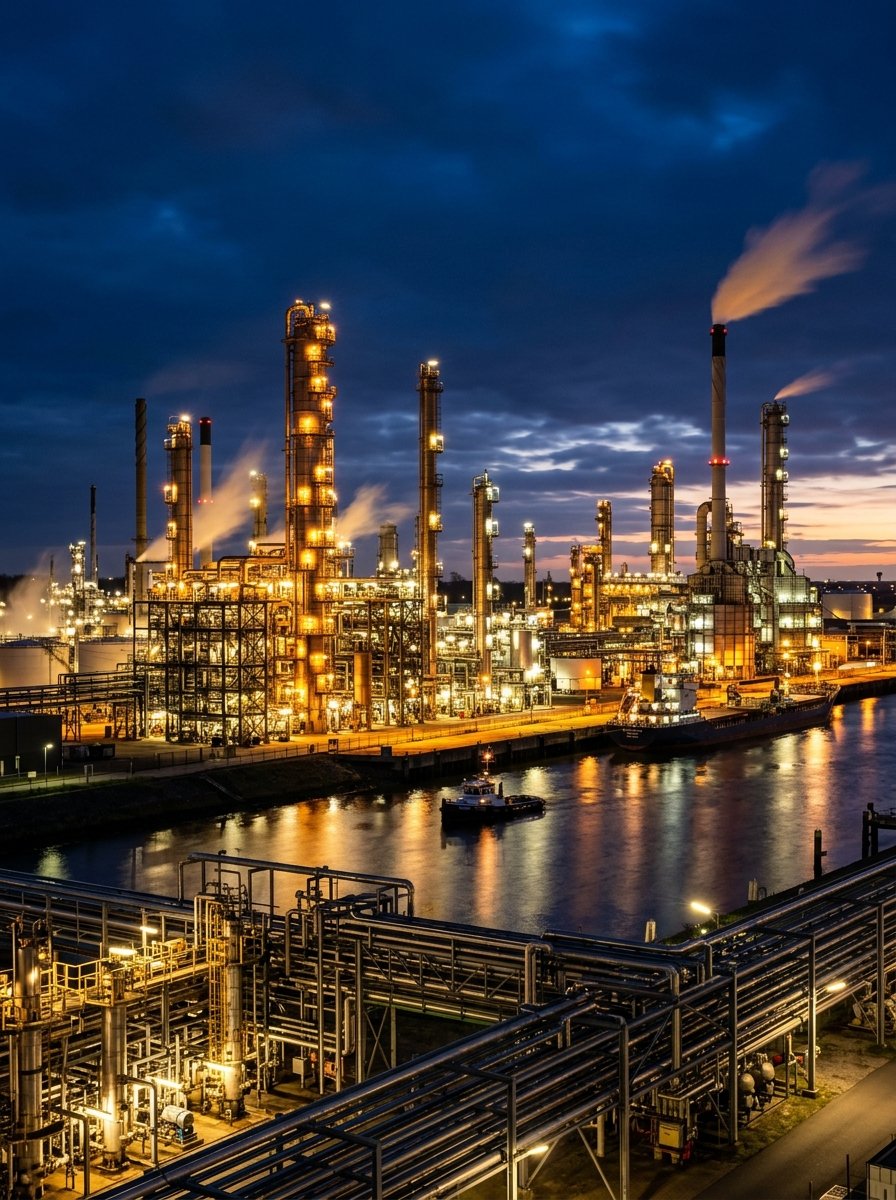 Refinery plant and heavy manufacturing facilities