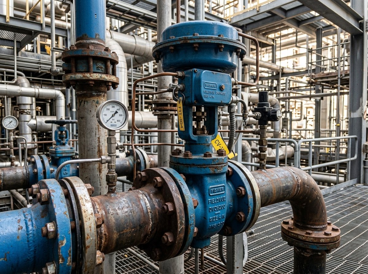 Industrial valves, pipelines and flanges